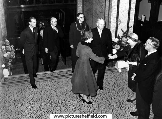 Visit of Queen Elizabeth II to the River Don Works (Brightside Lane) of English Steel Corporation, 27th October 1954