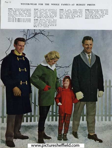 J. G. Graves Christmas mail order catalogue: Christmas coats