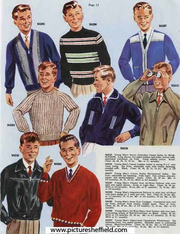 J. G. Graves Christmas mail order catalogue: Christmas boys coats