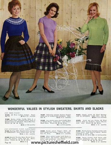 J. G. Graves Christmas mail order catalogue: Christmas womens' clothes