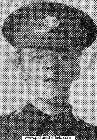 Private F. Rose, York and Lancaster Regiment, Darnall, Sheffield, wounded