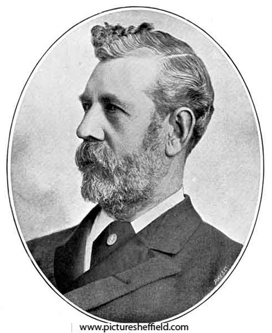 Alderman Batty Langley (1834-1914), M.P. for Sheffield Attercliffe, 1894 - 1909; Mayor 1892 - 93