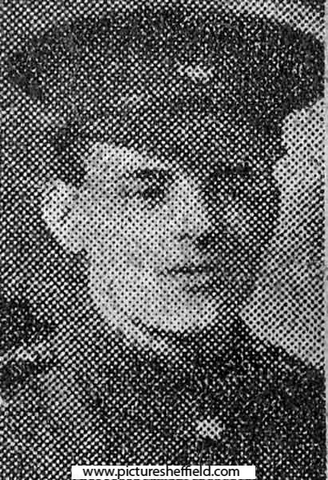 Private Harry Sykes, King's Own Yorkshire Light Infantry (KOYLI), Brookhill, Sheffield, killed