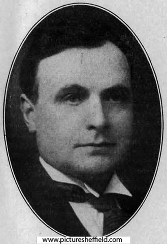 Alderman Fred. Marshall, M.P. J.P., Chairman of Sheffield City Council Markets Committee