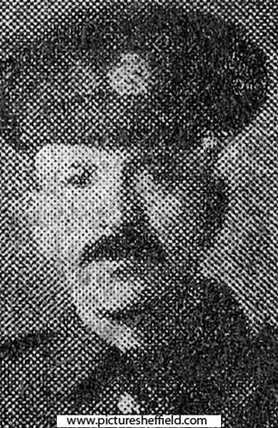 Private C. F. Pryor, Northumberland Fusiliers, Crookes, Sheffield, wounded