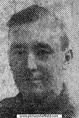Rifleman Charles E. Hides, Royal Irish Rifles, Scott Road, Sheffield, third time wounded