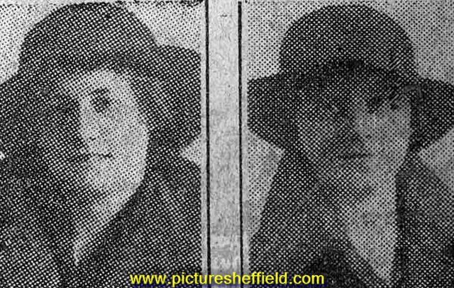 Miss I. Johnston (left), No. 13 Victoria Road, Broomhall Park and Miss Ida Tomlinson, Pitsmoor, two of the first of Sheffield's daughters to go to France with the Women's Army Auxiliary Corps 