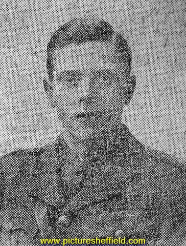 2nd Lt. Harold Green, Royal Engineers, Firs Hill Road, Pitsmoor, Sheffield, awarded the Military Cross
