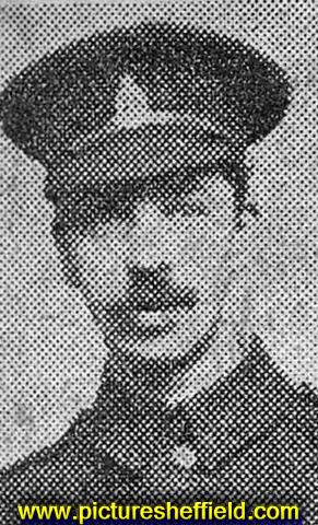 Lance Corp. H. E. Thorpe, son of Mr W. H. Thorpe, Brook Road, Sheffield, died of wounds