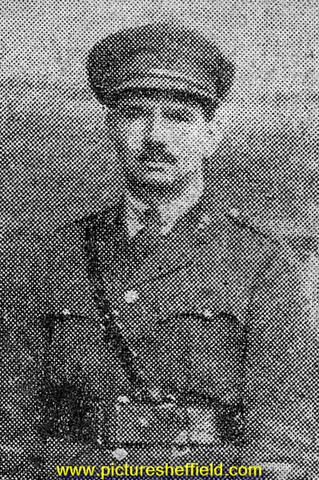 2nd Lt. J. A. Evans, Royal Field Artillery, brother of the Sheffield City Analyst awarded the Military Cross