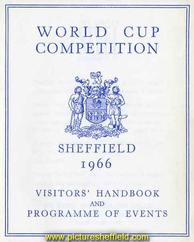 Cover of Visitors Handbook and Programme of Events for the 1966 Football World Cup