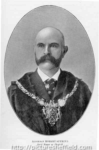 Alderman Robert Styring (1850 - 1944), Lord Mayor, 1906 - 07.