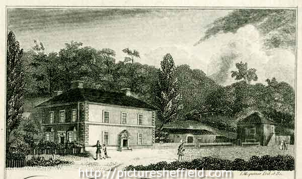 Sample of engraving by Mequiner, engraver and copper plate printer, 12 Cross Burgess Street, Sheffield