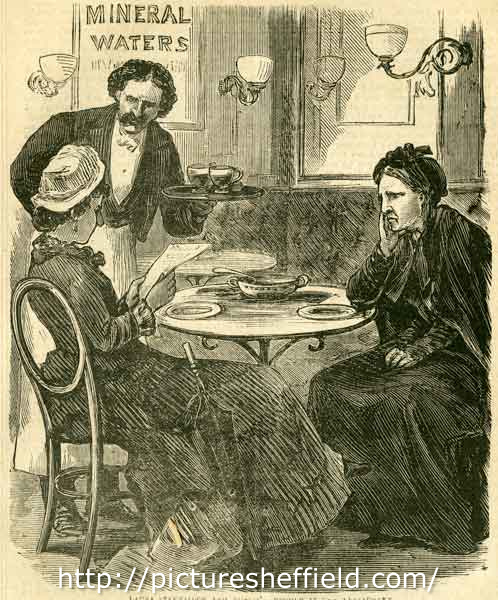 Charles Peace or The Adventures of a Notorious Burglar: Laura Stanbridge and Purvis's mother in the restaurant