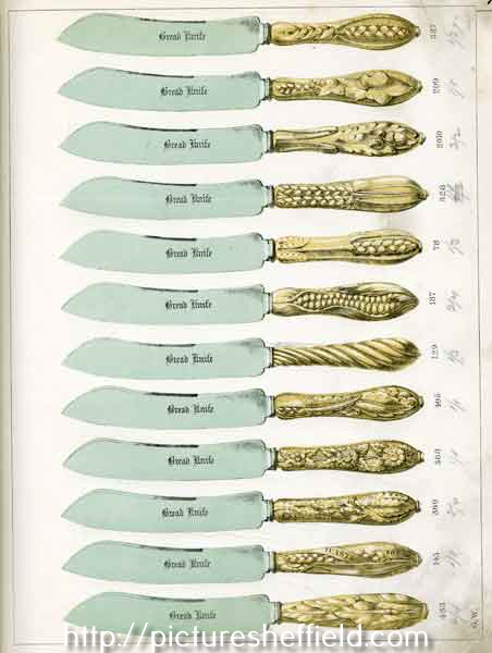 George Wing [Catalogue of wooden goods] - knife handles