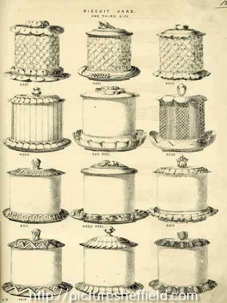 George Wing [Catalogue of wooden goods] - biscuit jars