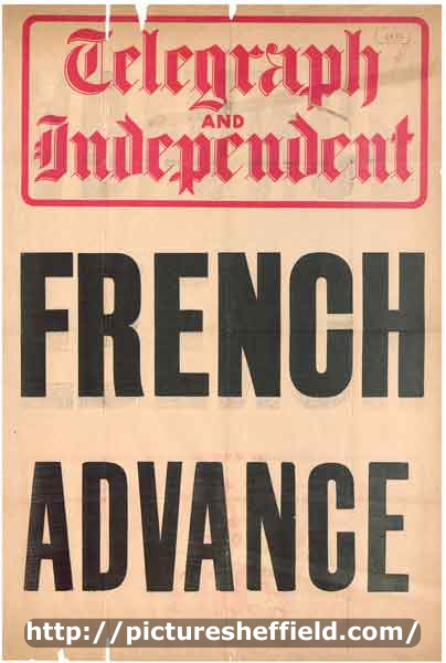 Sheffield Telegraph and Independent: French Advance