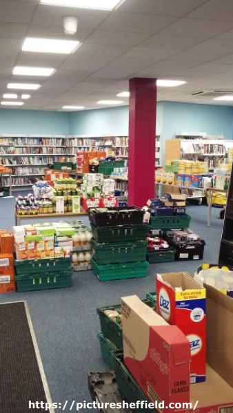 Covid-19 pandemic: Firth Park Library being used as a centre for distributing food parcels