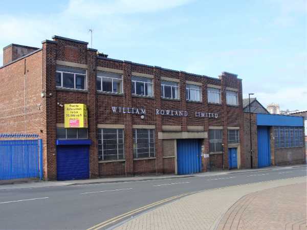 Former premises of William Rowland Ltd., non ferrous metal stockists, Nos. 7 - 13 Meadow Street