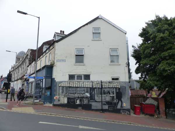Mural on Bedale Road on side of Barrowboy public house, No. 453 Abbeydale Road