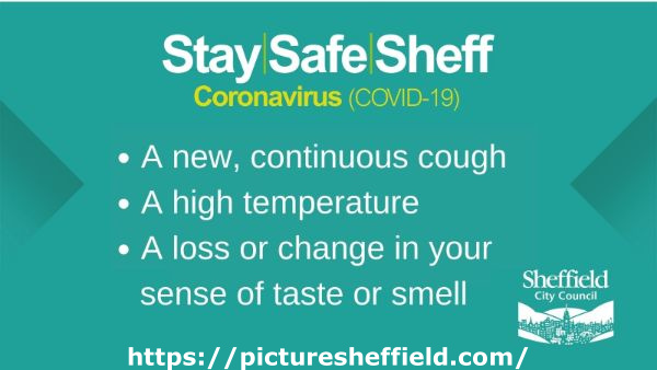Covid-19 pandemic: Sheffield City Council graphic - Stay Safe Sheff