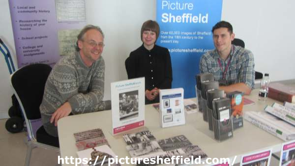 Archives staff at the Sheffield Local History Fair