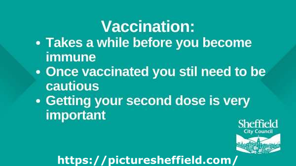 Covid-19 pandemic: Sheffield City Council graphic - Vaccination