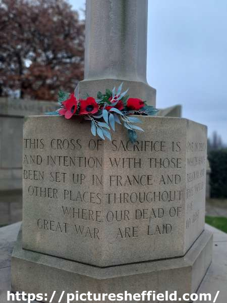 Burngreave Cemetery: First World War memorial