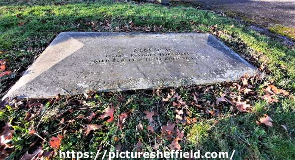 Burngreave Cemetery: gravestone of Alof Dean, Indian Religion Mohammedan [Muslim], died Feb. 14th 1927, aged 35 years