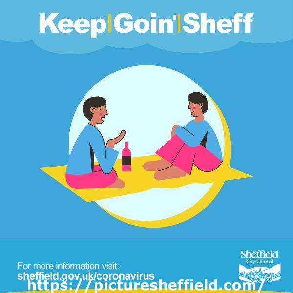 Covid-19 pandemic: Sheffield City Council graphic - Keep Goin' Sheff
