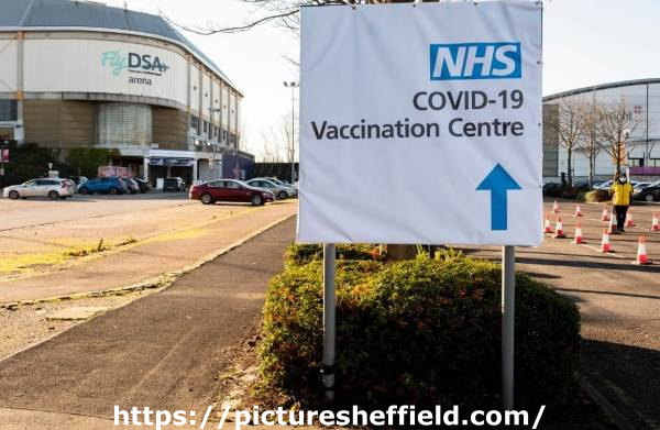 Covid-19 pandemic: Sheffield Arena Vaccination Centre