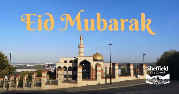 Sheffield City Council graphic - Eid Mubarak