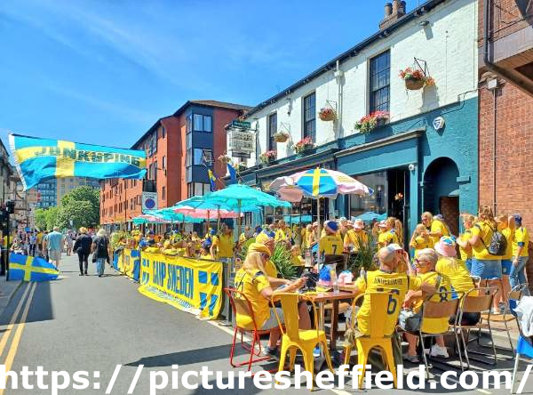 Women's Euro's (WEuros) football fans, Division Street