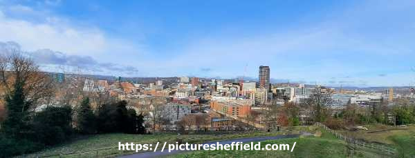 View of Sheffield skyline from Clay Wood