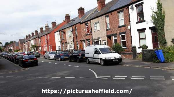 Slate Street from (foreground) Heeley Bank Road