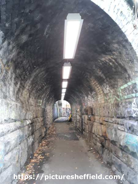 Tunnel under railway line, Cutlers Walk