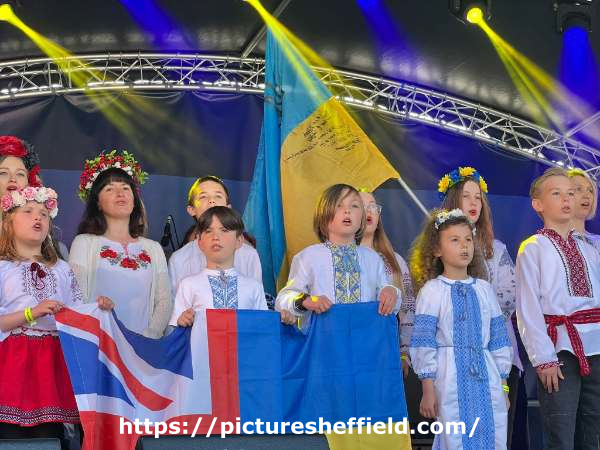 Performers from Ukraine at the Eurovision Party, Devonshire Green