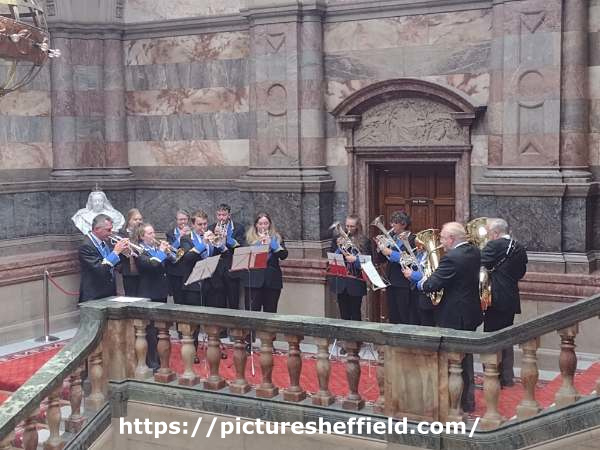 Oughtibridge Brass Band at Sheffield Town Hall