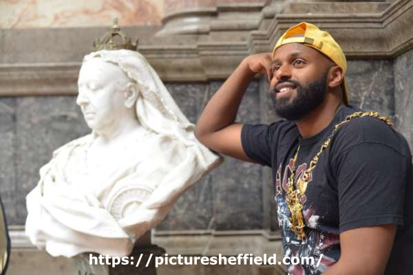 Sheffield's Lord Mayor, Magid Magid, at the Town Hall