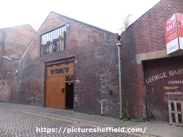 V or V, vegetarian and vegan restaurant, Wharncliffe Works, Cornish Street