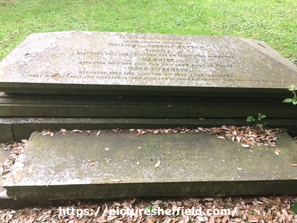 Headstone of the Bottom family, St James, Norton