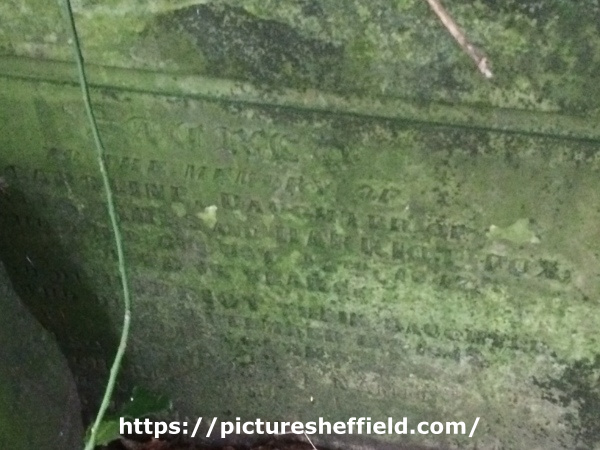 Headstone of Harriet Fox, St James, Norton
