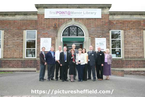 Opening of Manor First Point / Manor Library, Ridgeway Road
