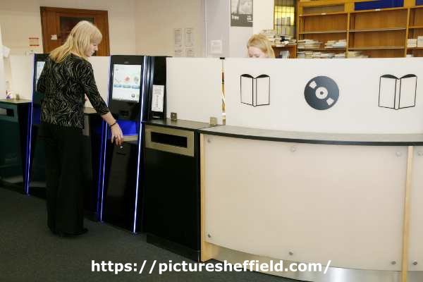 New customer self issuing system, Central Lending Library, Central Library, Surrey Street