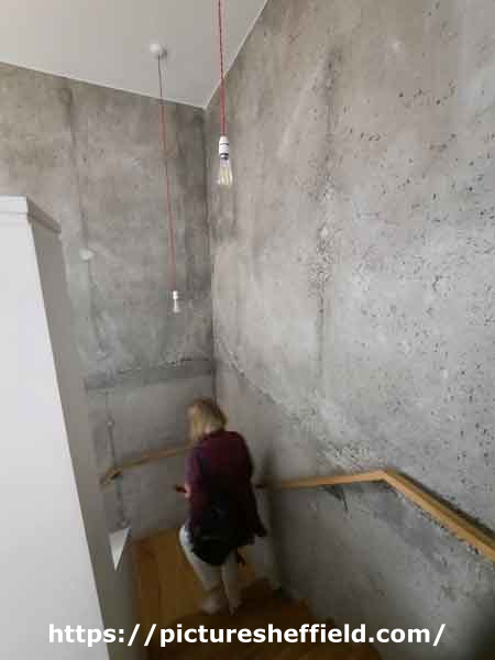 Interior staircase in a flat, Park Hill Flats