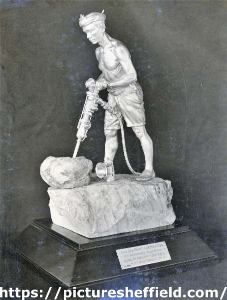 Statuette of Javanese miner, made by Walker and Hall