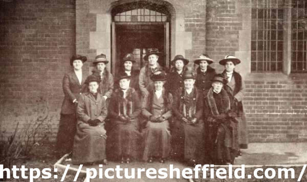 Ladies who will be serving at the Congregational and Pleasant Monday Afternoon Stall as part of the Firth Park United Methodist Church Bazaar