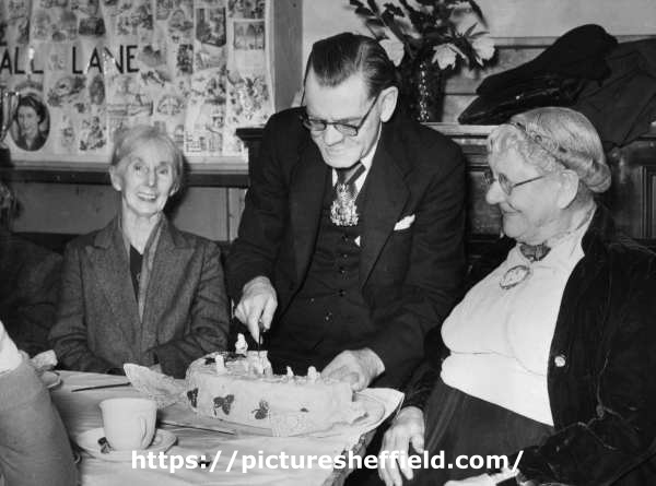 John Henry Bingham, Lord Mayor of Sheffield, 1954-1955: St. Mary's Old Folks Club, Christmas party