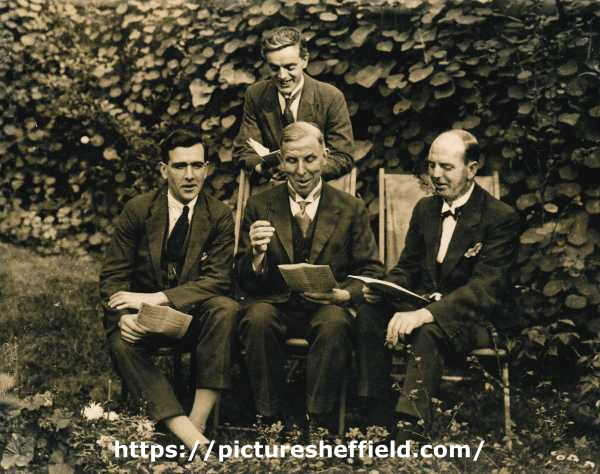 Sheffield Orpheus Male Voice Quartet Choir, c.1926