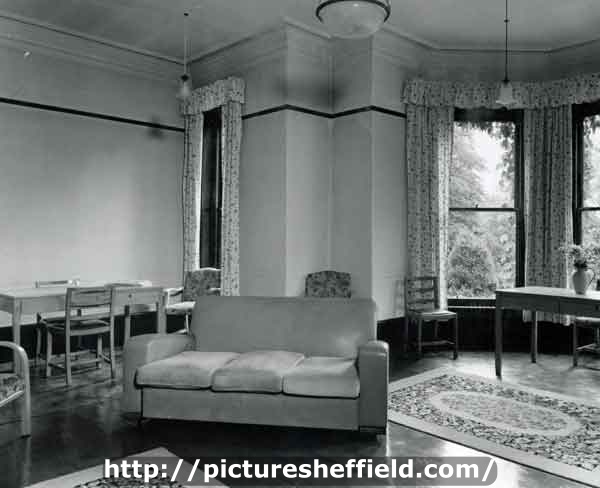 Nurses drawing room, Miners Rehabilitation Centre, Royal Hospital Woofindin Annexe, Woofindin Hall, Whiteley Woods